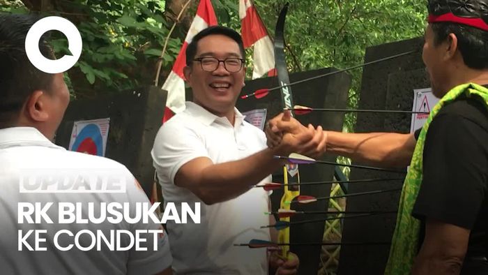 Video: Momen RK Main Panahan Bareng Warga saat Blusukan ke Condet