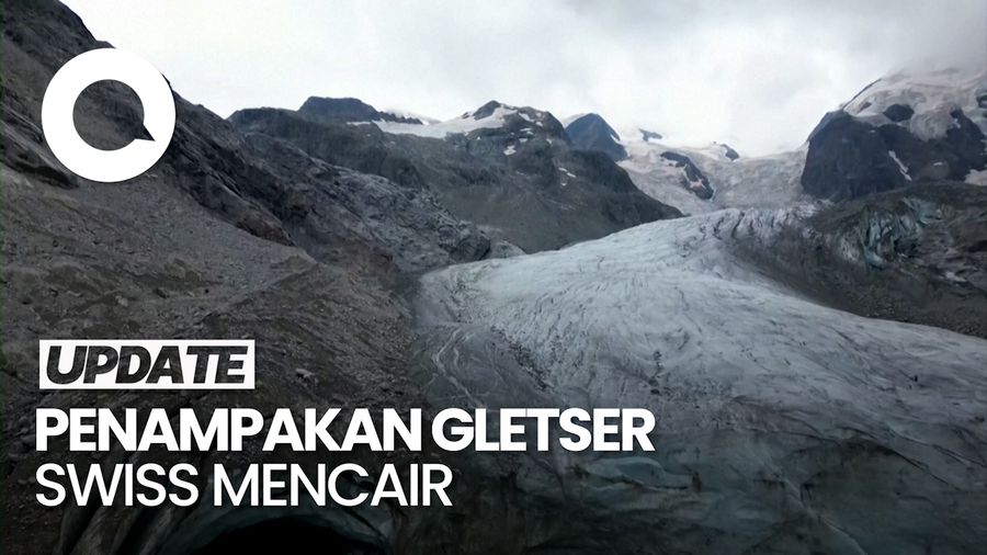 Video: Efek Musim Panas, Gletser Swiss Kehilangan Banyak Es di 2024