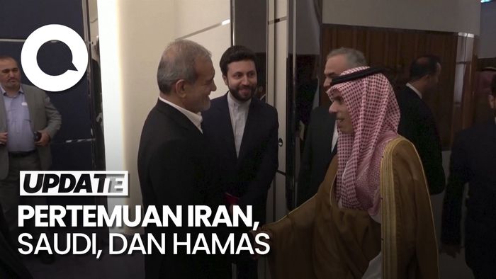 Video Pertemuan Presiden Iran, Menlu Saudi, dan Delegasi Hamas