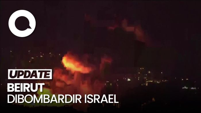 Video: Suasana Mencekam Langit Beirut Dikepung Asap dan Ledakan