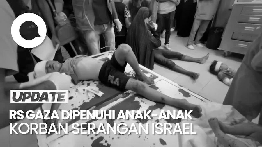 Video: Kondisi Anak-anak Palestina yang Kena Serangan Israel di Kamp Nuseirat