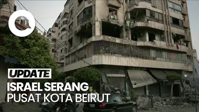 Video: Penampakan Pusat Kota Beirut Seusai Dibombardir Israel