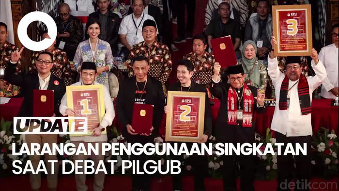 Video: Catat! KPU Jakarta Larang Penggunaan Singkatan saat Debat Pilgub