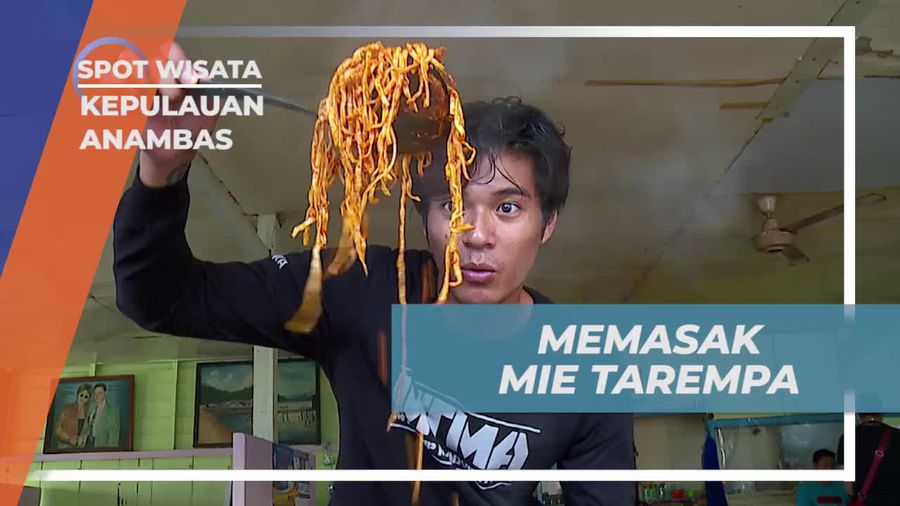 Mencoba Masak Mie Khas Tarempa di Kepulauan Anambas