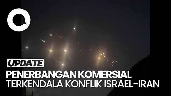 Video: Penampakan Radar Pesawat Komersial Hindari Wilayah Israel-Iran