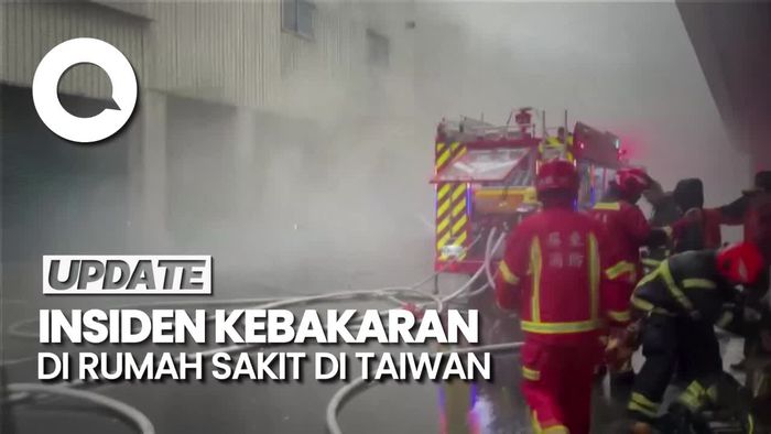Video: Kebakaran Rumah Sakit di Taiwan, 6 Orang Tewas