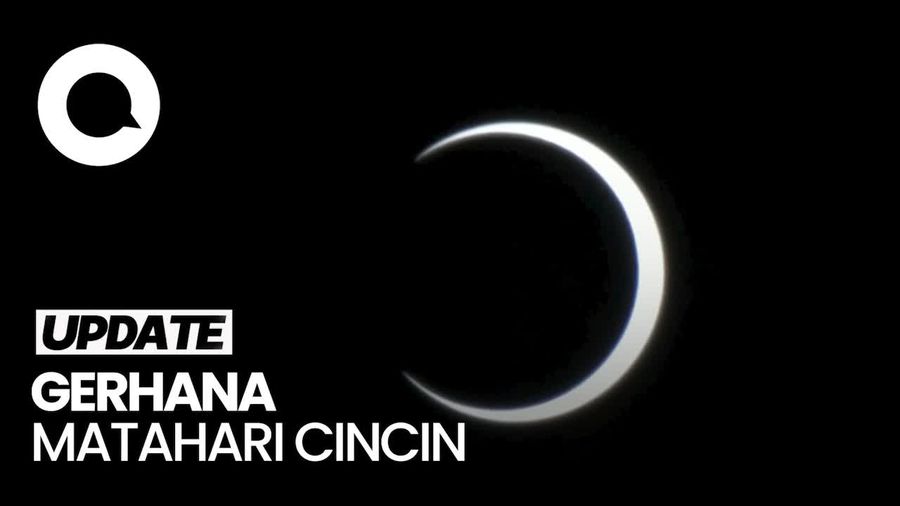 Video Penampakan Gerhana Matahari Cincin di Chili