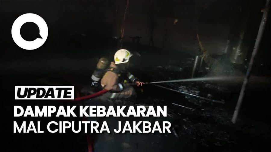 Video: Tiga Lantai dan Gereja Terdampak Kebakaran Mal Ciputra Jakbar