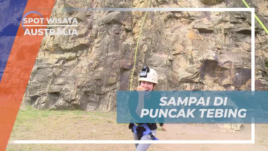 Mencapai Puncak Tebing di Kangaroo Point, Queensland dengan Aman