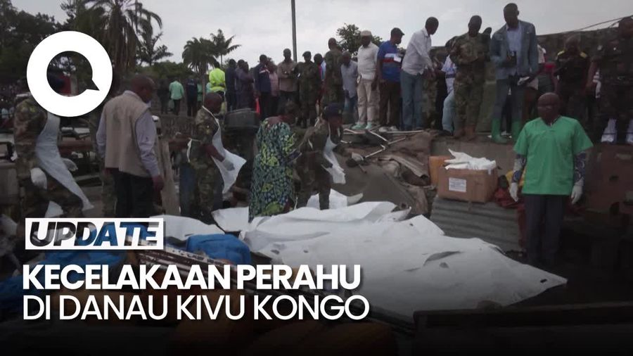 Video: Horor Kecelakaan Perahu di Kongo, 78 Orang Tewas