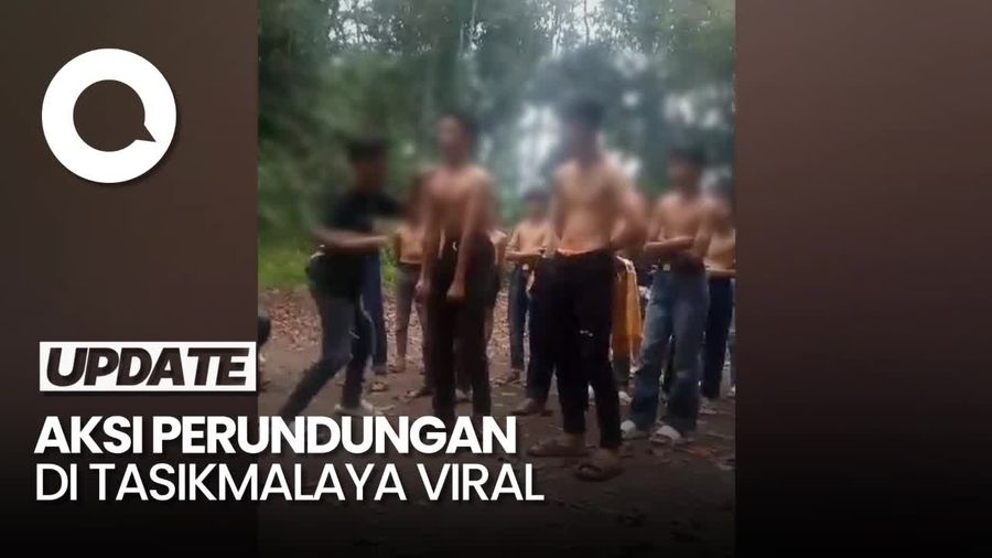 Video Viral Sejumlah Remaja Dipukul Perutnya di Tasikmalaya, Polisi Bertindak