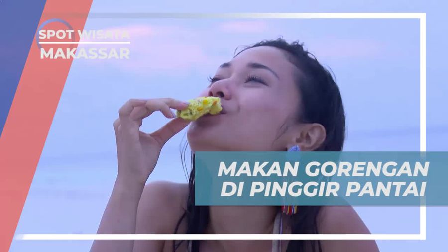 Nikmati Gorengan Hangat di Pinggir Pantai Bara, Makassar