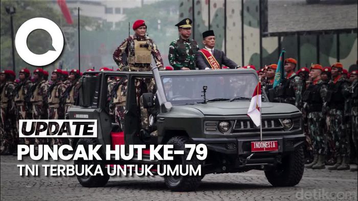 Video: Puncak HUT ke-79 TNI Besok, 100.000 Pasukan Kumpul di Monas
