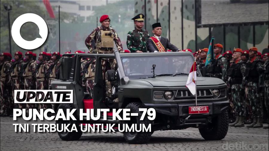 Video: Puncak HUT ke-79 TNI Besok, 100.000 Pasukan Kumpul di Monas