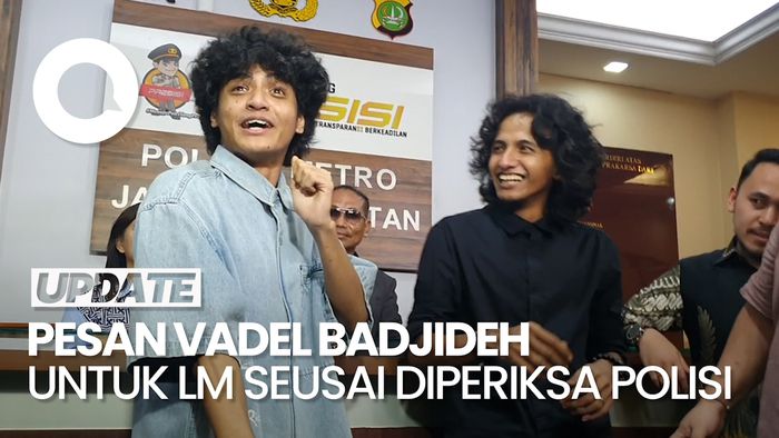 Video: Jogetan Vadel Badjideh Seusai Diperiksa Polisi 