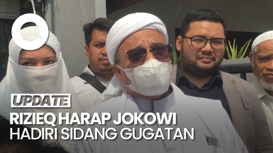 Video: Rizieq Shihab Harap Jokowi Hadiri Sidang Gugatan soal Kebohongan