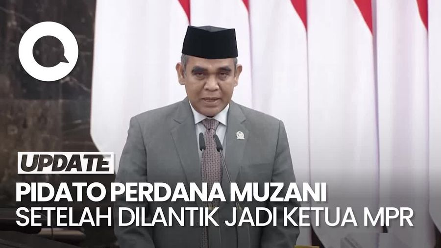 Video: Sederet Pernyataan Ahmad Muzani Setelah Dilantik Jadi Ketua MPR