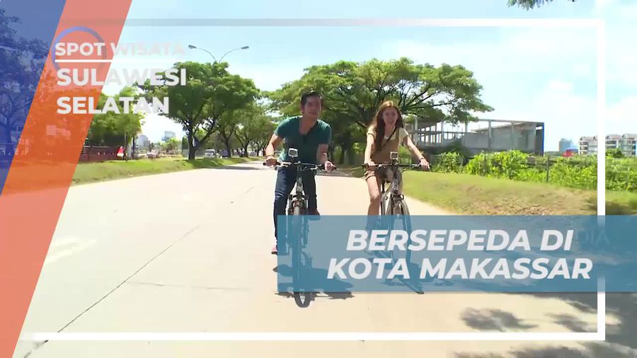 Bersepeda Menikmati Kota Makassar dan Mencari Es Pisang Ijo
