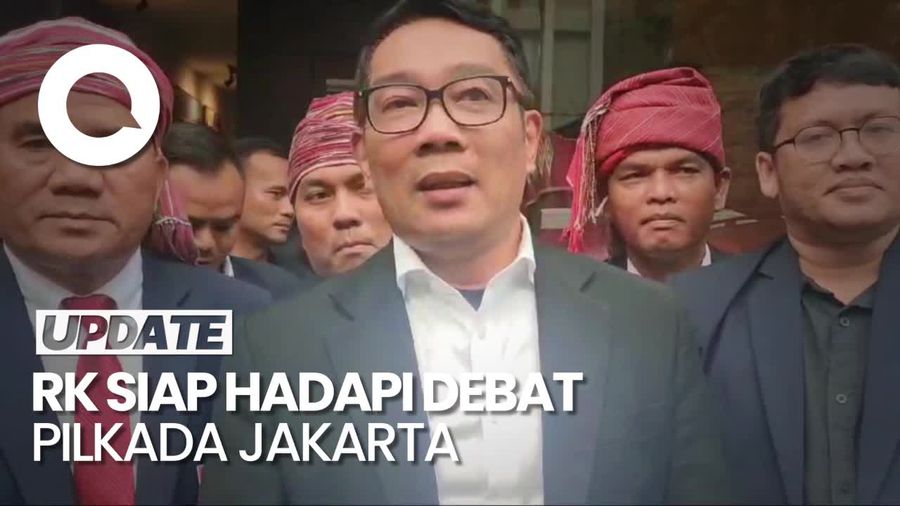Video RK Siap Hadapi Debat Pilkada: Sudah Mantap, Insyaallah Lancar