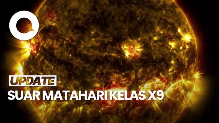 Video NASA Temukan Suar Matahari Kelas X9, Diklaim Terkuat dalam Siklusnya