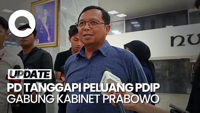 Video PD Tak Masalah Jika PDIP Masuk Kabinet: Prabowo Punya Kalkulasi