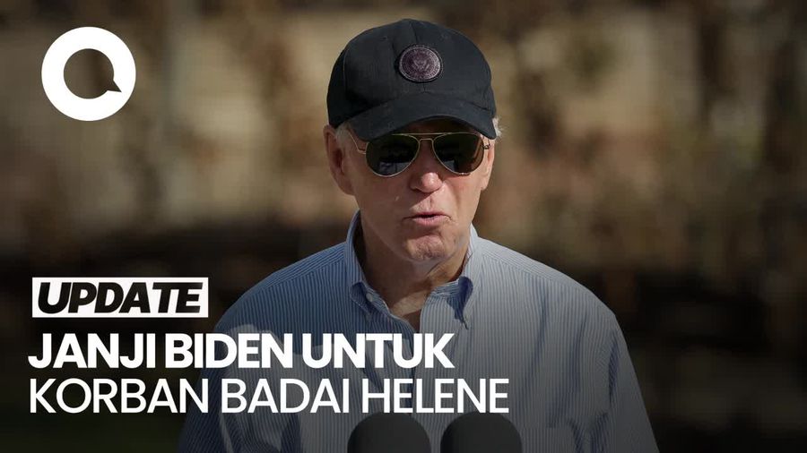 Video: Biden Janjikan Paket Bantuan Secepatnya untuk Korban Badai Helene