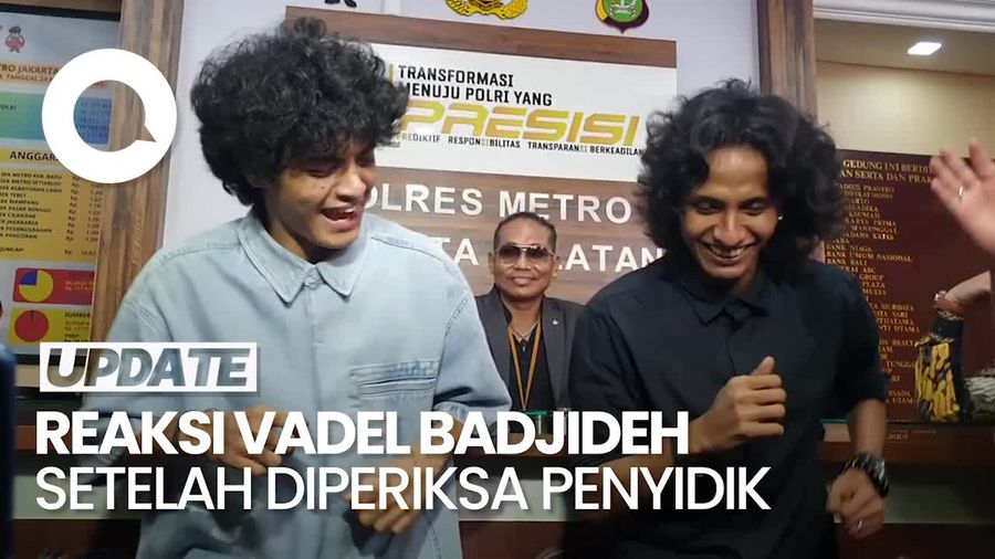 Video: Santainya Vadel Badjideh Seusai Diperiksa soal Laporan Nikita Mirzani