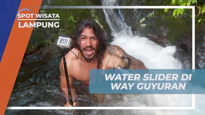 Nikmati Petualangan Seru di Water Slide Alami Way Guyuran, Lampung