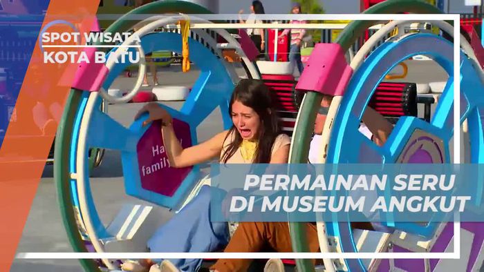 Bermain Permainan Seru di Museum Angkut, Kota Batu