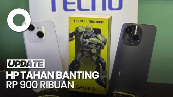 Video: Intip Spesifikasi HP Rp 900 Ribuan Tecno Spark Go 1