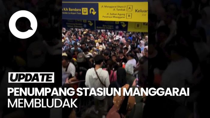 Video: Penampakan Penumpang di Stasiun Manggarai Membludak!