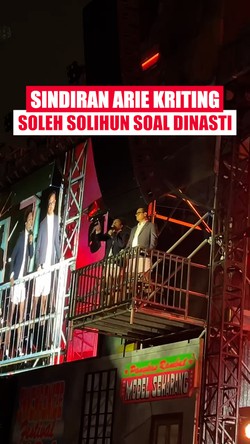 Video: Arie Kriting-Soleh Solihun Singgung Soal Dinasti di Synchronize Fest