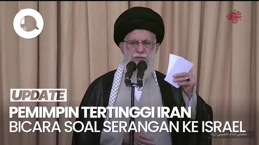 Video: Isi Khotbah Jumat, Khamenei Sebut Serangan Iran ke Israel Legal