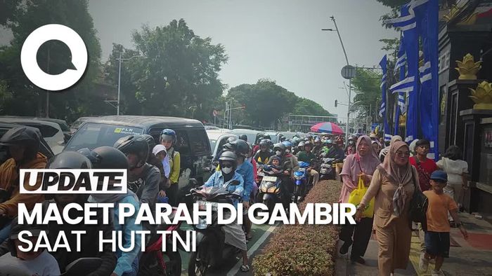 Video: Ada Perayaan HUT ke-79 TNI, Arus Lalin di Sekitar Monas Macet!