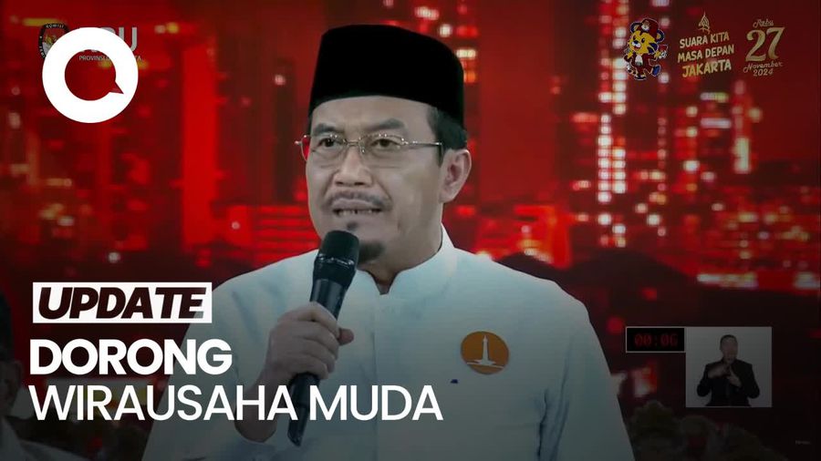 Video Suswono Pede Anak Muda Jakarta Kreatif, Janji Beri Akses Permodalan