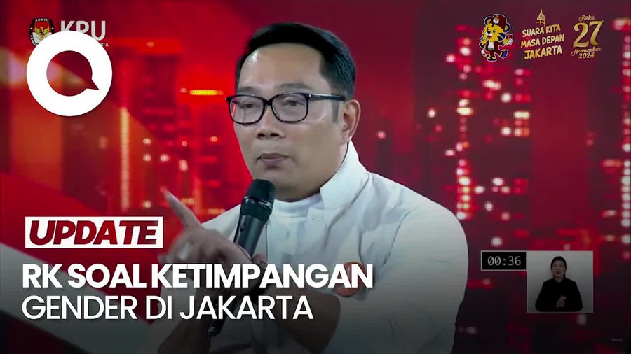 Video Solusi RK Atasi Ketimpangan Gender di Jakarta Direspons Dharma & Pramono