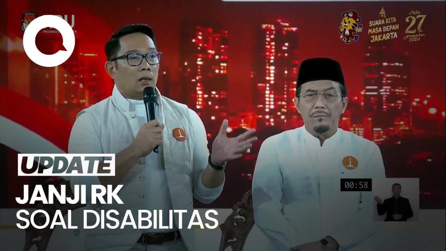Video Janji RK Wujudkan Jakarta yang Ramah untuk Disabilitas