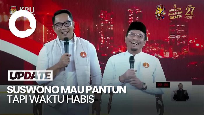 Video Suswono Mau Pantun Tapi Waktu Habis, RK: Nggak Masalah