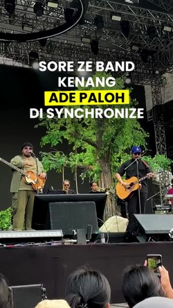 Video: Manggung Bareng Bilal Indrajaya, Sore Ze Band Teringat Ade Paloh
