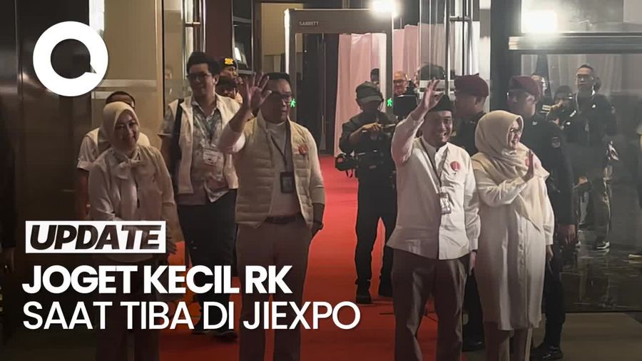 Video: RK-Suswono Tiba di JIExpo Kemayoran, Ditemani Istri