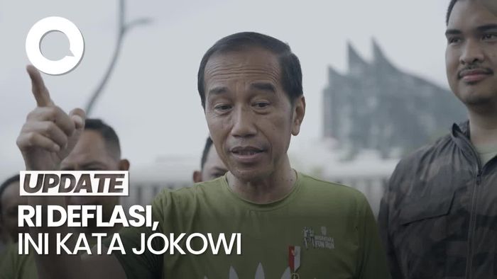 Video Jokowi Respons Deflasi 5 Bulan Berturut-turut