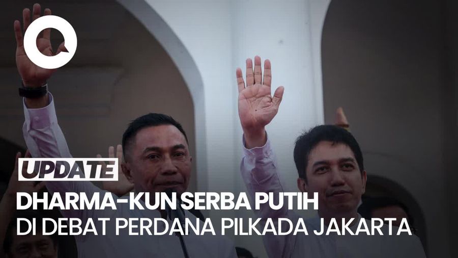 Video: Dharma-Kun Tiba di JIExpo Kemayoran, Kompak Pakai Kemeja Putih