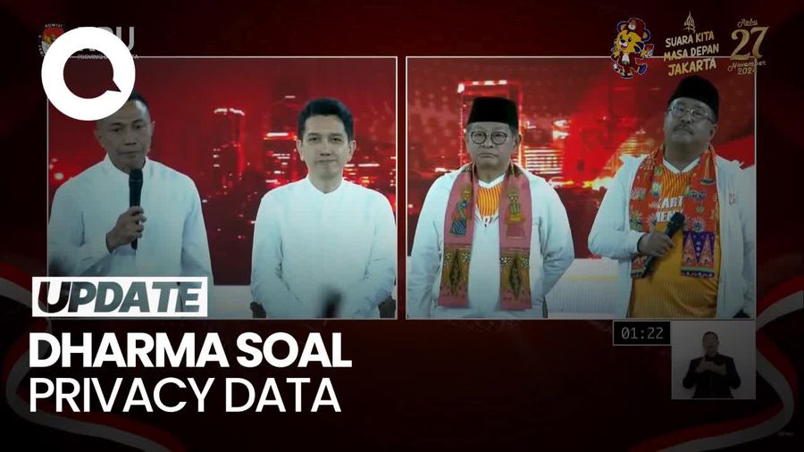 Video Pramono Tanya soal Privacy Data, Dharma: Jadikan RI Mandiri Internet