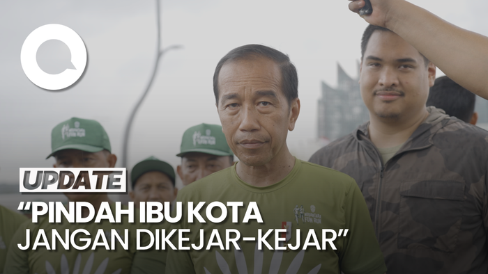 Video: Ekspresi Jokowi Saat Bilang Pindah Ibu Kota Butuh Waktu