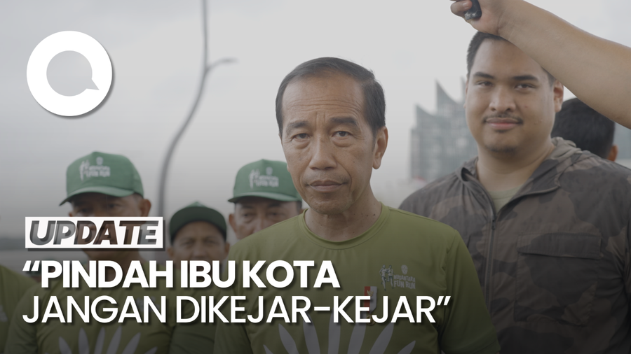Video: Ekspresi Jokowi Saat Bilang Pindah Ibu Kota Butuh Waktu