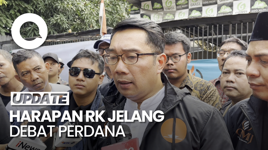 Video: Jelang Debat, Ridwan Kamil: Semoga Warga Jakarta Makin Jatuh Cinta