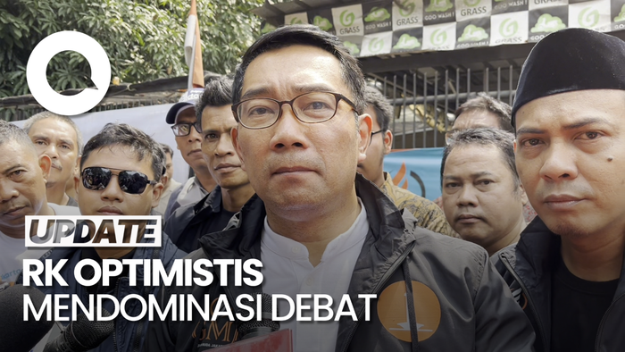 Video RK Optimistis Mendominasi Debat: Punya Pengalaman 10 Tahun 