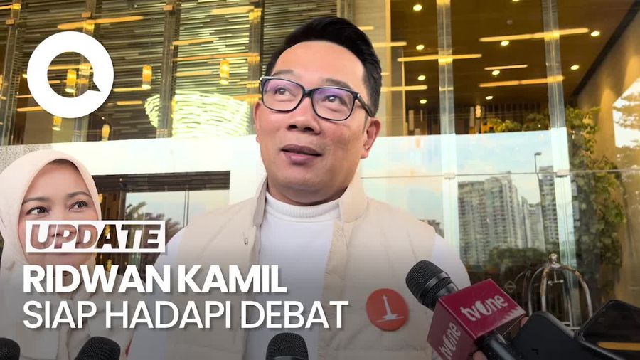 Video RK Sebut Debat Perdana Bakal Sengit: Lawannya Mantan Menteri-Jenderal