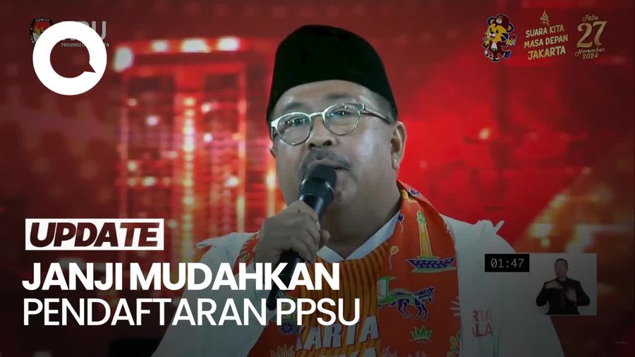 Video Rano Karno soal Daftar PPSU: Tak Perlu Ijazah SMP, SD Sudah Bisa