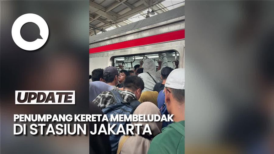 Video: Horor Akhir Pekan di Stasiun-stasiun Jakarta